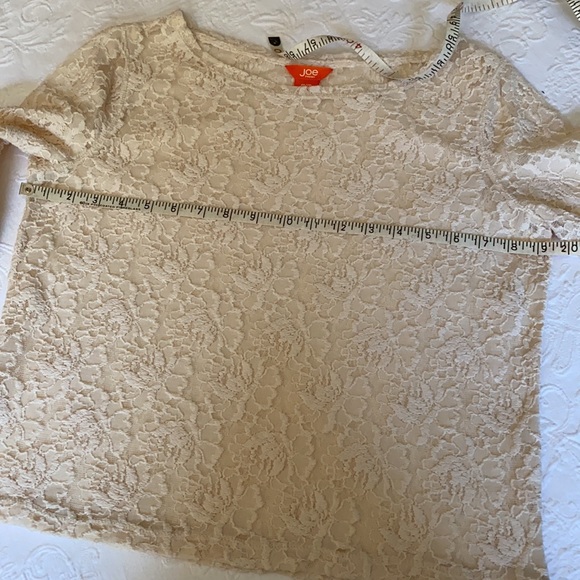 JOE FRESH Cream Lace Top - Picture 7 of 9